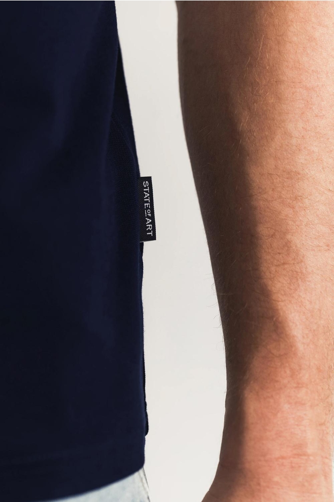 PIQUE POLO MET STREEPDETAILS 46115400 5900